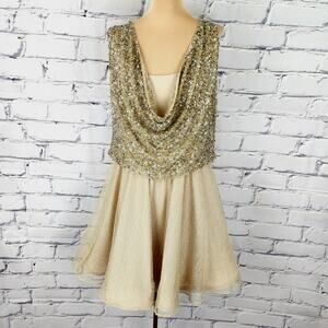 Alice + Olivia Dress Womens 6 Sequins Cocktail Party Event New Year Romantic
